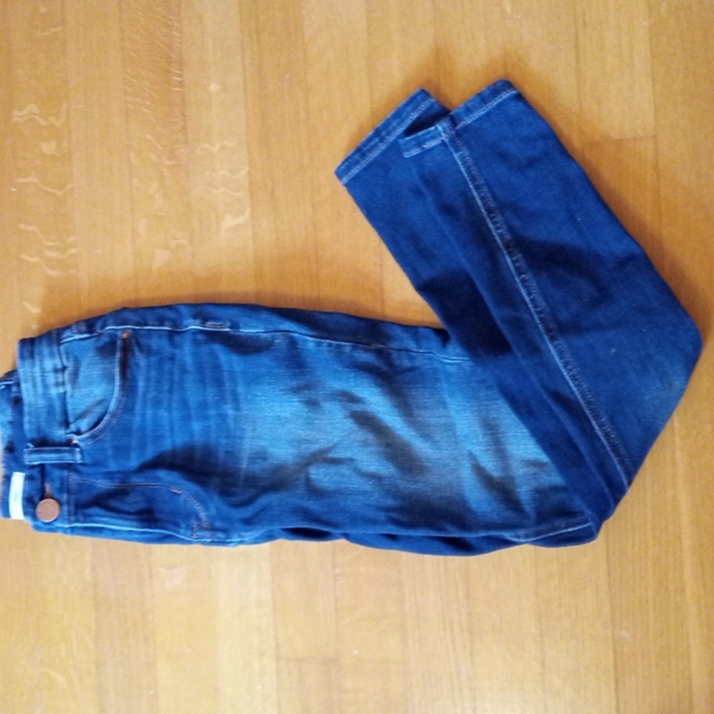 Maurices High Rise Dark Wash Jeggings women's Small